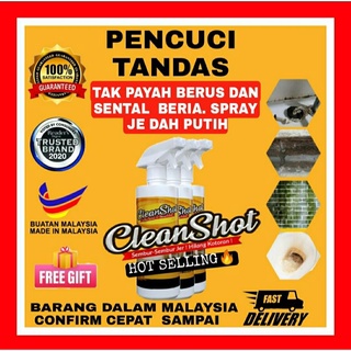 🔥CLEANSHOT Original HQ - Pencuci Tandas Toilet Cleaner Penghapus kulat Berkesan [Free Gift]