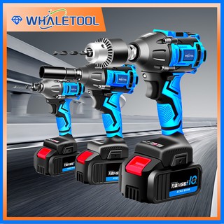 588vf 48800mah high torque brushless Multi-function wrench electric impact wrench cordless lithium battery LED drive tool for car tire nut