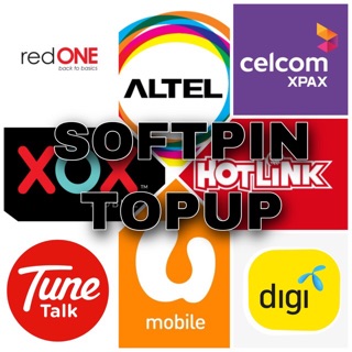 Softpin Topup RM5/RM10/RM30 Hotlink/Digi/TuneTalk/Celcom/UMobile