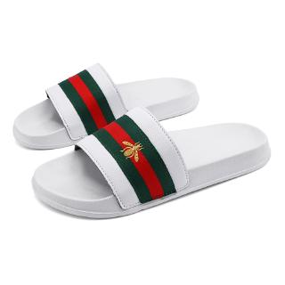 【Ready Stock】Korean Summer Men's Flip Flops Bee Women Beach Sandals Home Slippers Casual Sandal Plus size:38~45