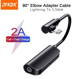 2 in 1 Lightning to 3.5mm Adapter Jack Headphone Earphone Charge Cable Aux Audio Cable for iPhone11