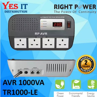 RIGHT POWER AVR 1000VA TR1000-LE Voltage Regulator