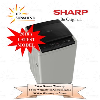 Sharp 7kg, 8kg & 9kg Fully Auto Washing Machine ES718X & ES818X & ES919X (1)