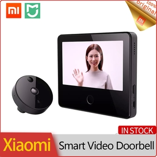 Xiaomi Xiaobai Mijia Video Door Phone Intercom Smart Cat Eye M1 Wireless Video Doorbell with Camera MonitorHome Security AI Face/ PIR
