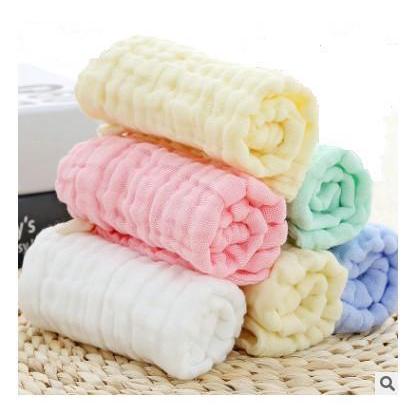 10 pcs Cotton towel baby saliva towel pure cotton baby face wash bath towel children's small towel handkerchief