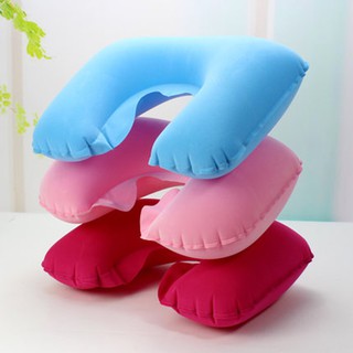 【POST SOON】Inflatable Travel Pillow Air Cushion Neck U-Shaped Compact pillow