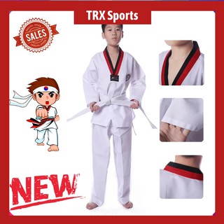 Taekwondo Uniform for Kids Adult Student Comfortable and Breathable