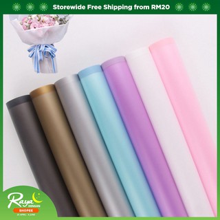 [CELE]20pcs Flower Packaging Paper Frosted Florist Handmade Material Wrapping
