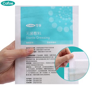 Cofoe Non-woven Adhesive Medical Sterility Dressing Stickers Wound Band Aid Bandage for Wound Care 1pc