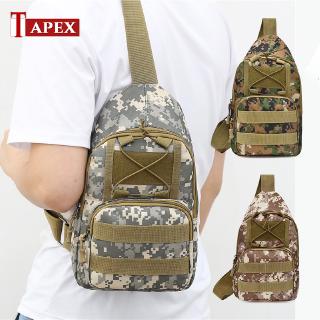 [MY READY STOCK] T-apex Men's Bags Fashion Military Camouflage Men Crossbody Bag Casual Chest Pack for Men