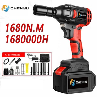 2888VF 1680N.M 1/2 Torque Impact Wrench Brushless Cordless Electric Wrench Drill Tool 0-4000 RPM 12.5MM (1)
