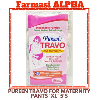 Pureen Travo Disposable Maternity Panties L 5's