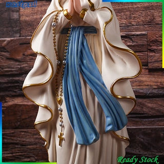 [Ready Stock] Blessed Saint ResinVirgin Mary Statue Handmade Religious Gift Xmas Home Tabletop
