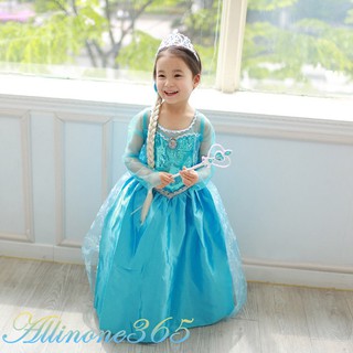 Frozen Princess Elsa Girl Costume Party Dress costume girl kids toddler cloth
