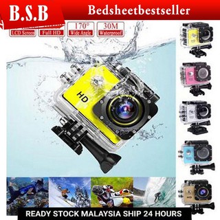 B.S.B Full HD 1080P WiFi Action Camera Sports Cam Waterproof 30M DV Camcorder Helmet Cam