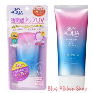 (Ready Stock ) (100% Import from Japan) New Packaging SKIN AQUA Tone Up UV Essence SPF50+ Sunscreen 保湿防晒乳霜露80g