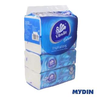 Vinda Deluxe Facial Tissue Inspirations (120 Sheets x 4 Pack)