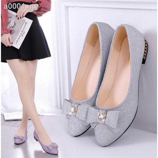 Women Bow Tie Flat Shoes Elegant Ladies Work Daily Casual Shoe