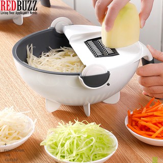 REDBUZZ Multifunction Easy Food Chopper Carrot Potato Grater Kitchen Tools Manual Vegetable Cutter Chopper Slicer