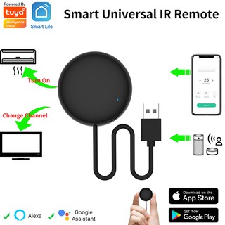 Tuya WiFi IR Remote Control Smart Home IR Hub Aircond Remote Controller For TV Air Conditioner Tuya Work with Alexa, Google Home