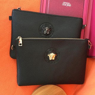 READY STOCK Fashion Men Leather zipper Clutch Bag Leisure business wallet