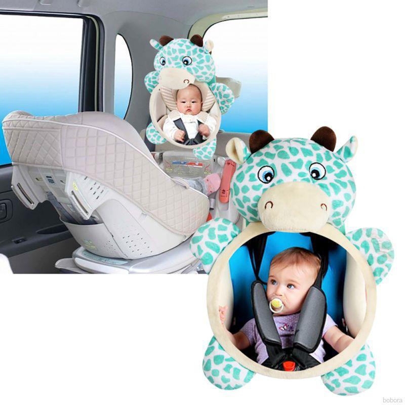BOBORA Baby Car Seat Mirror Back Mirror Rear Facing Infant Car Mirror Clear View (1)