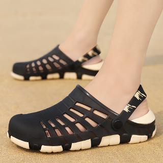 🔥HOT🔥Korean Men waterproof Water Sports Shoes Crocs EVA Material Beach plastic Sandal Slipper for Summer kasut