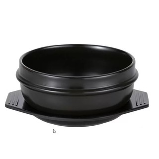Korean Ddukbaegi Earthenware Clay Ceramic Stone Bowl Pot