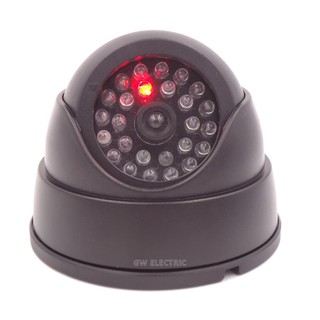 Dummy Security CCTV Camera with 30pcs LED & Red LED Flashing Light