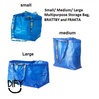 BRATTBY and FRAKTA Multipurpose Storage Bag, S/M/L - IKEA 100% GENUINE