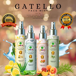 KULIT LEBIH GLOWING DENGAN GaTeLLO FACE MIST [100% Organic] with free Gift