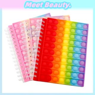 A5 Bubble Notepad Office & School Supplies Fidget Toys Pop It Notebook Writing Pads Decompression Stationery