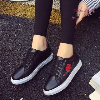 ✨🌼Women's rose embroidery printed shoe sneaker(Choose one bigger size ) (1)