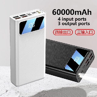 Power Bank 60000mAh Portable Charger 18W Fast Charging 4 USB Type C Powerbank for Samsung iPhone 11 pro Xiaomi Poverbank
