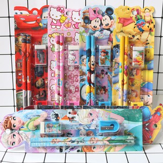 Kids Stationery Set Cute Cartoon Character Stationery Set Birthday Party Gift