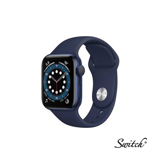 Apple Watch Series 6 (GPS), Blue Aluminium Case with Deep Navy Sport Band - Regular