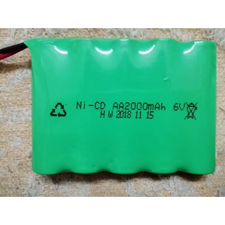 Ni-Cd AA2000mAh 6v SM PIN Battery for electric toys