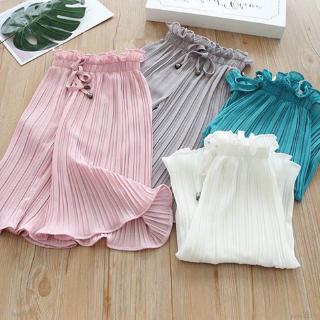 ✨ perfect ❀ Baby Girls Casual Wide Leg Anti Mosquito Pants