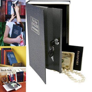 Anti Thief Secret Book Shapes Security Key Lock Safety Box / 英语词典书保险箱