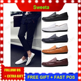Ready stock Men shoes Formal Casual Peas Moccasin Ballet Flat shoes
