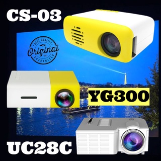 【Ready Stock】7.7 Get Now Promotion YG300/CS03 Original Home Office Projector HD 1080P Projector Portable Pocket LED Mini Projector Sokong Borong