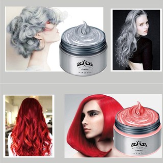 7 Colors Hair Coloring Natural DIY Wax Mud Dye Cream Temporary Modeling MNKG