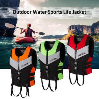 [Emily]Neoprene Life Jacket Watersports Fishing Kayaking Boating Swimming Safety Life Vest