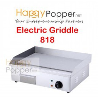 happypopper Electric griddle 818 hot plate desktop Ba electric griddle 818 burger ramly meat grill Teppanyaki, Burger