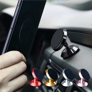 【Stock Ready】1 Pc Magnetic Holder for Phone in Car Phone Holder Stand Aluminum Alloy Universal Car Stand