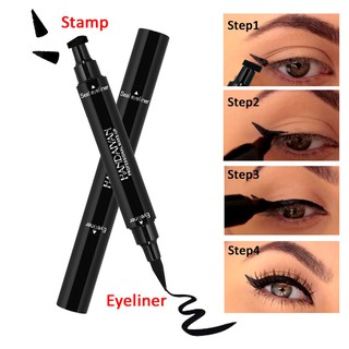 Malaysia Ready Stock HANDAIYAN Double Head 2 in 1 Eyeliner with Stamp