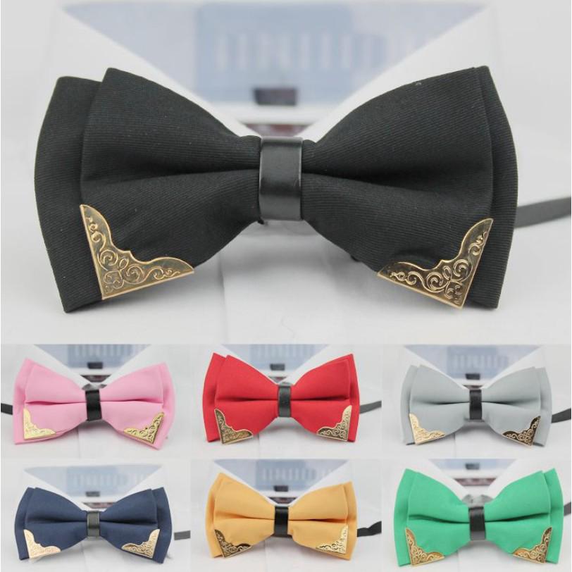 Bow Tie High-grade bow tie classic metal head men's boutique bow ties