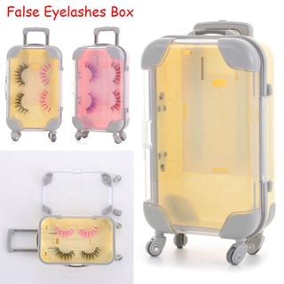 Jinfyiyuba Dm160181 Multicolor Plastic Eyelash Package False Eyelashes Box suitcase box luggage
