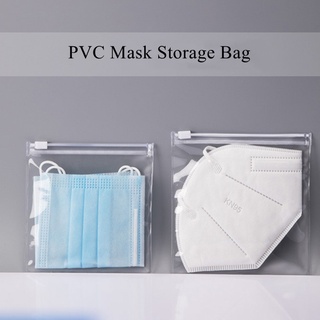 Transparent Dust-proof Mask Storage Bag Moisture-proof Mask Temporary Storage Clip Case