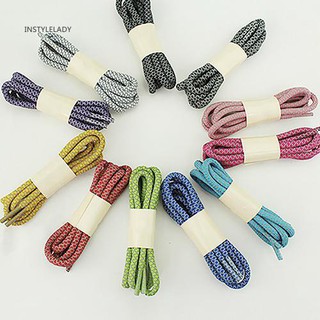 ✌Iy Unisex Reflective Round Rope Shoe Laces Durable Running Sport Shoelaces Gift